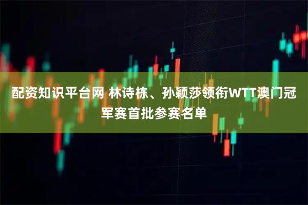 配资知识平台网 林诗栋、孙颖莎领衔WTT澳门冠军赛首批参赛名单