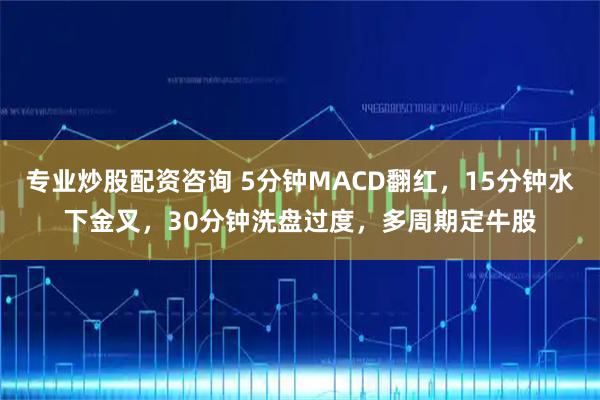 专业炒股配资咨询 5分钟MACD翻红，15分钟水下金叉，30分钟洗盘过度，多周期定牛股